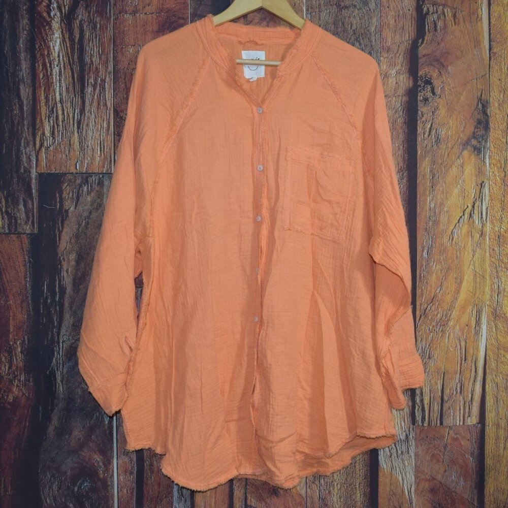American Eagle AERIE Women's Sz XL Guazy Coverup Style Shirt